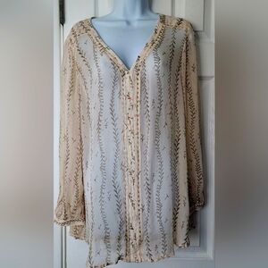 LUCKY BRAND TUNIC SIZE M